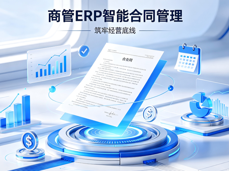 合同管控无漏洞，资产收益不流失｜商管ERP智能合同管理，筑牢经营底线