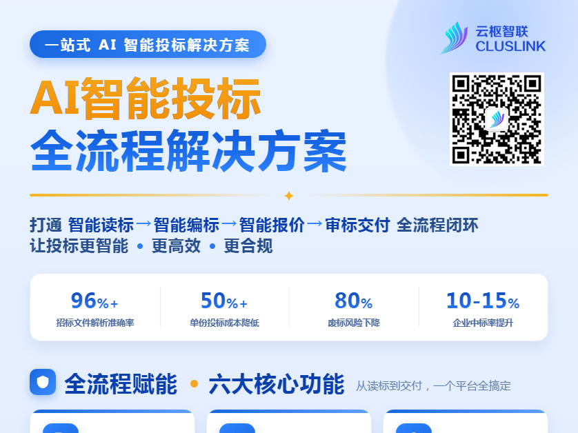 AI智能标书——产品一张图
